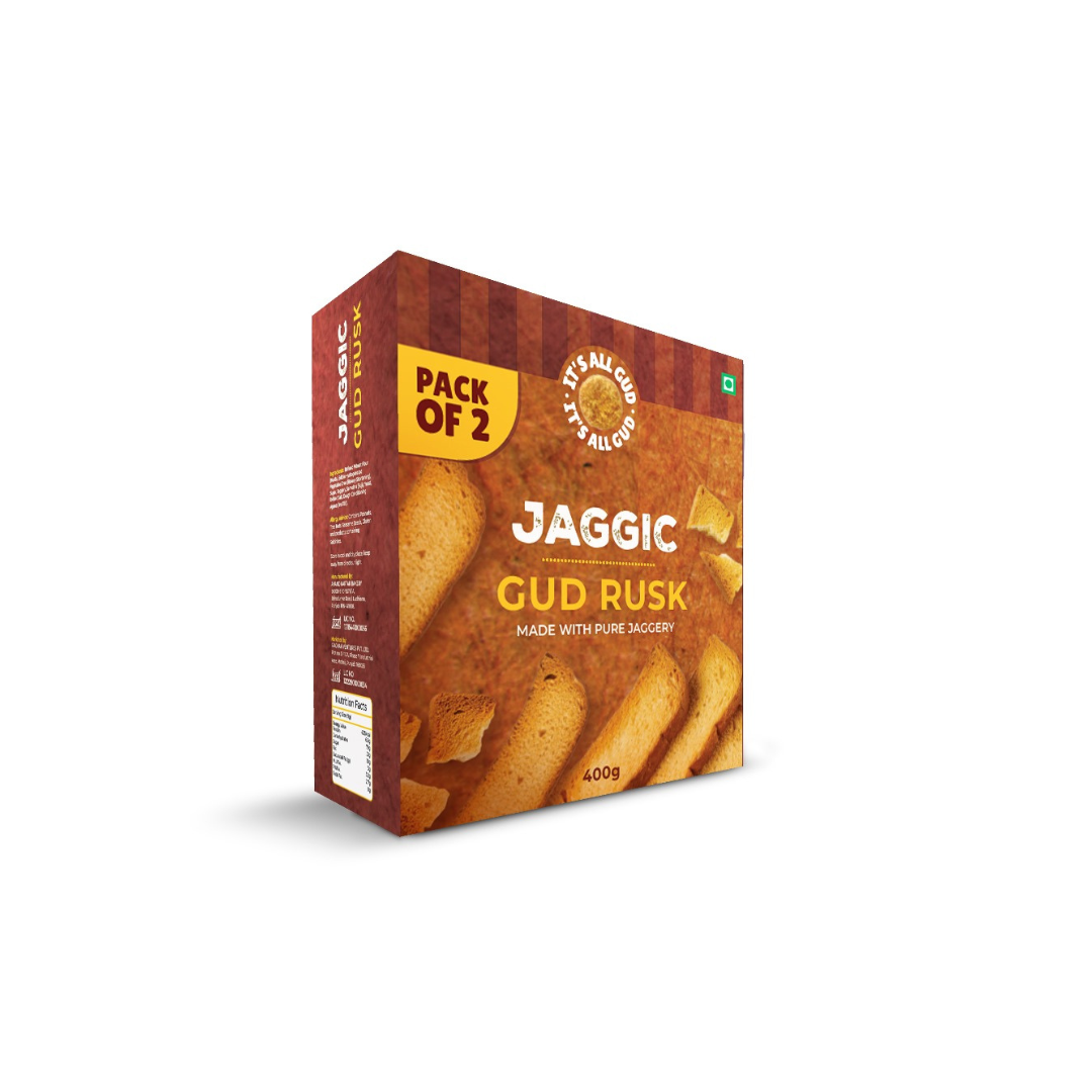 Jaggic Gud Rusk Pack of 2